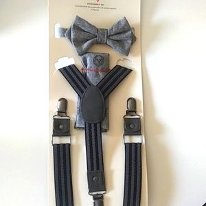 Cat & Jack. Accessory Kit Bowtie Suspenders Pocket Square